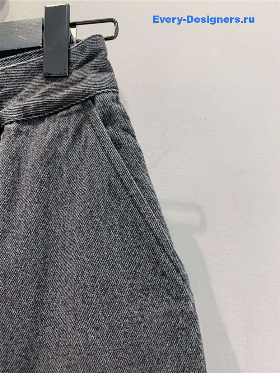 L0ew* grey anagram baggy jeans