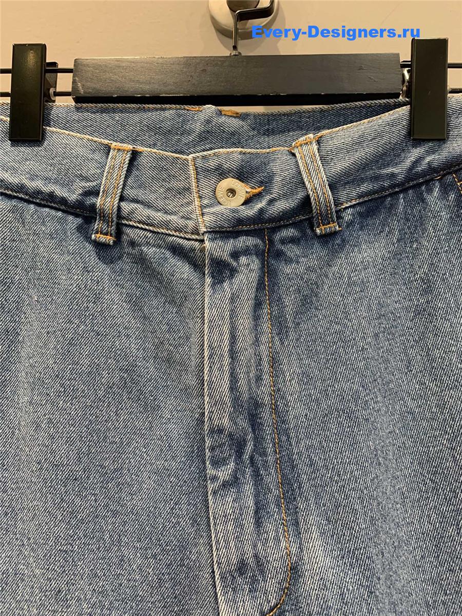 L0ew* blue anagram baggy jeans