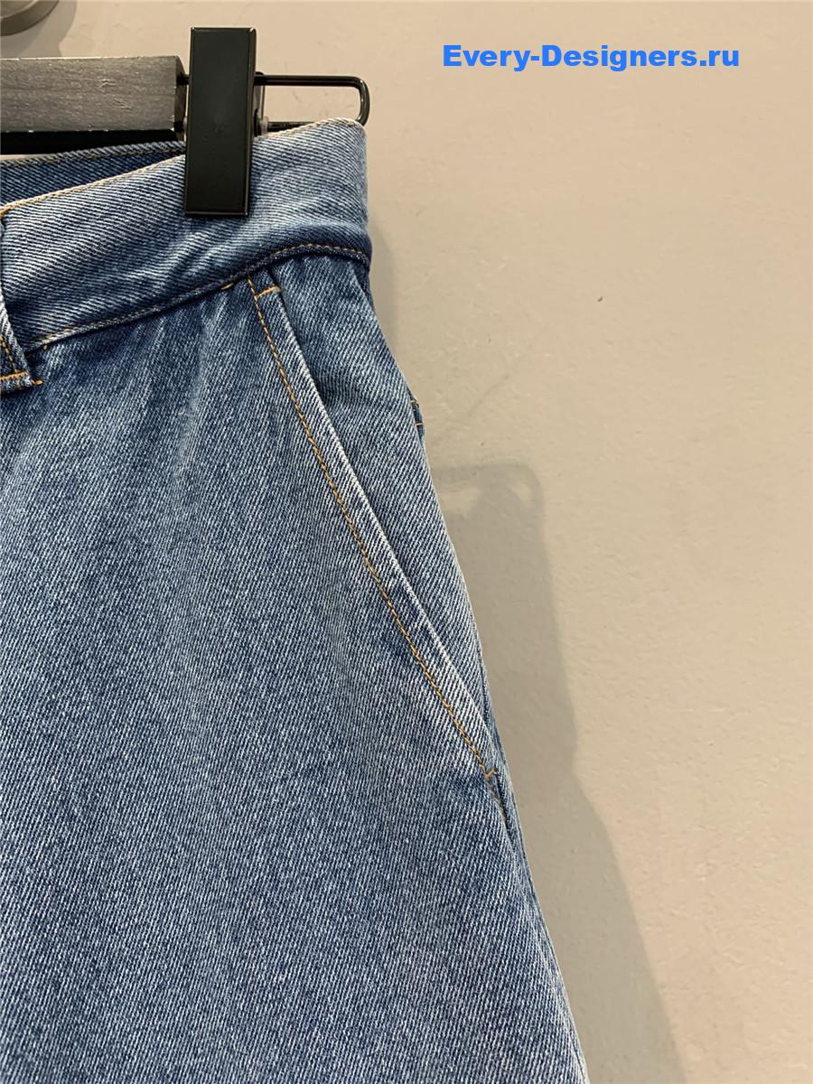 L0ew* blue anagram baggy jeans