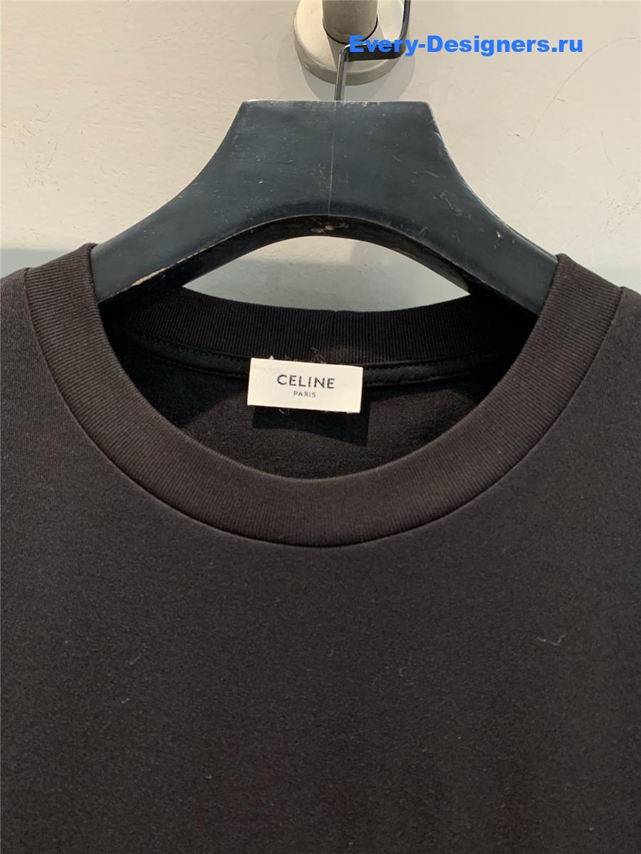 Ce1i*e paris loose black t-shirt