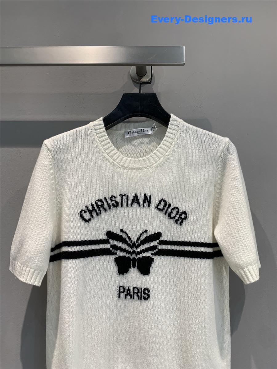 D10r white cashmere sweater