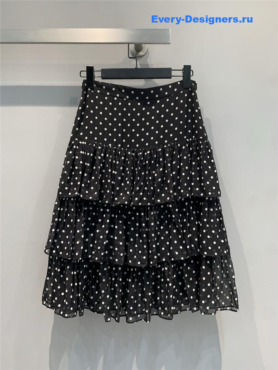 Va1e*ntin0 polka dot mini skirt