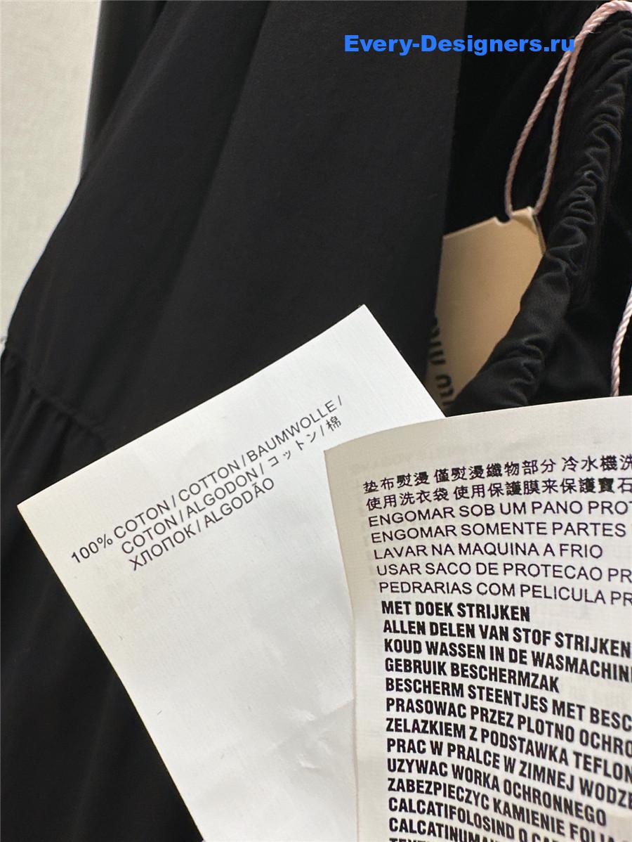 Miu Miu Black Lace Patchwork Skirt