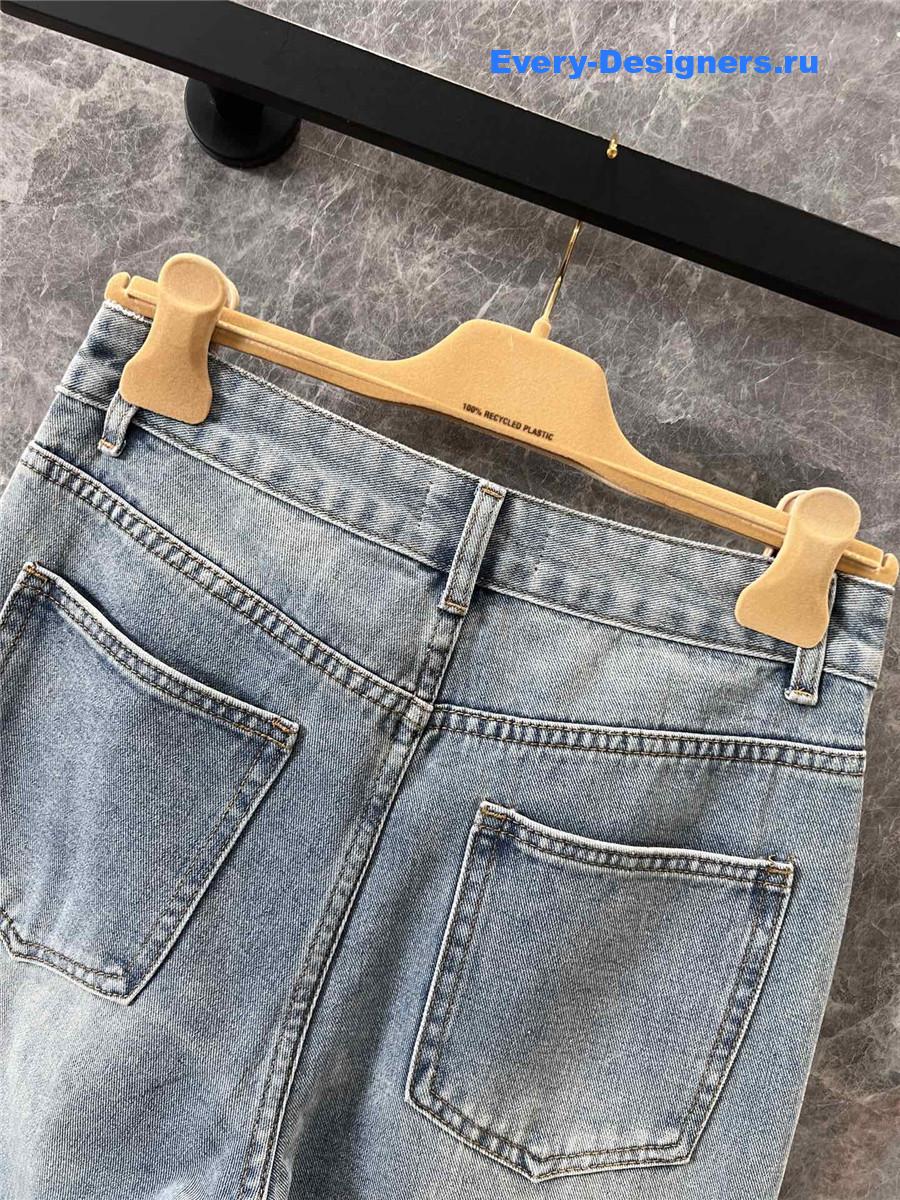 Miu Miu Rhinestone Jeans