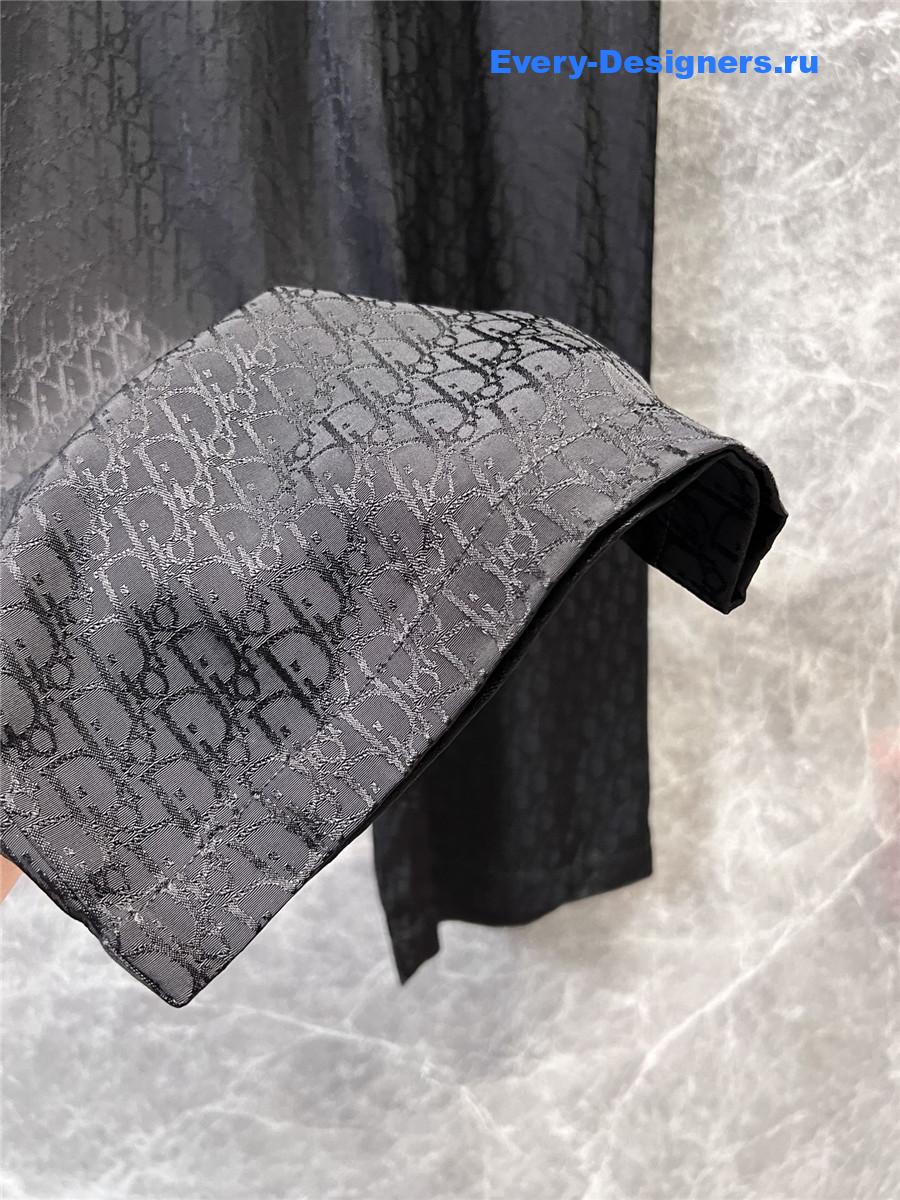 D10r bee embroidered black trousers