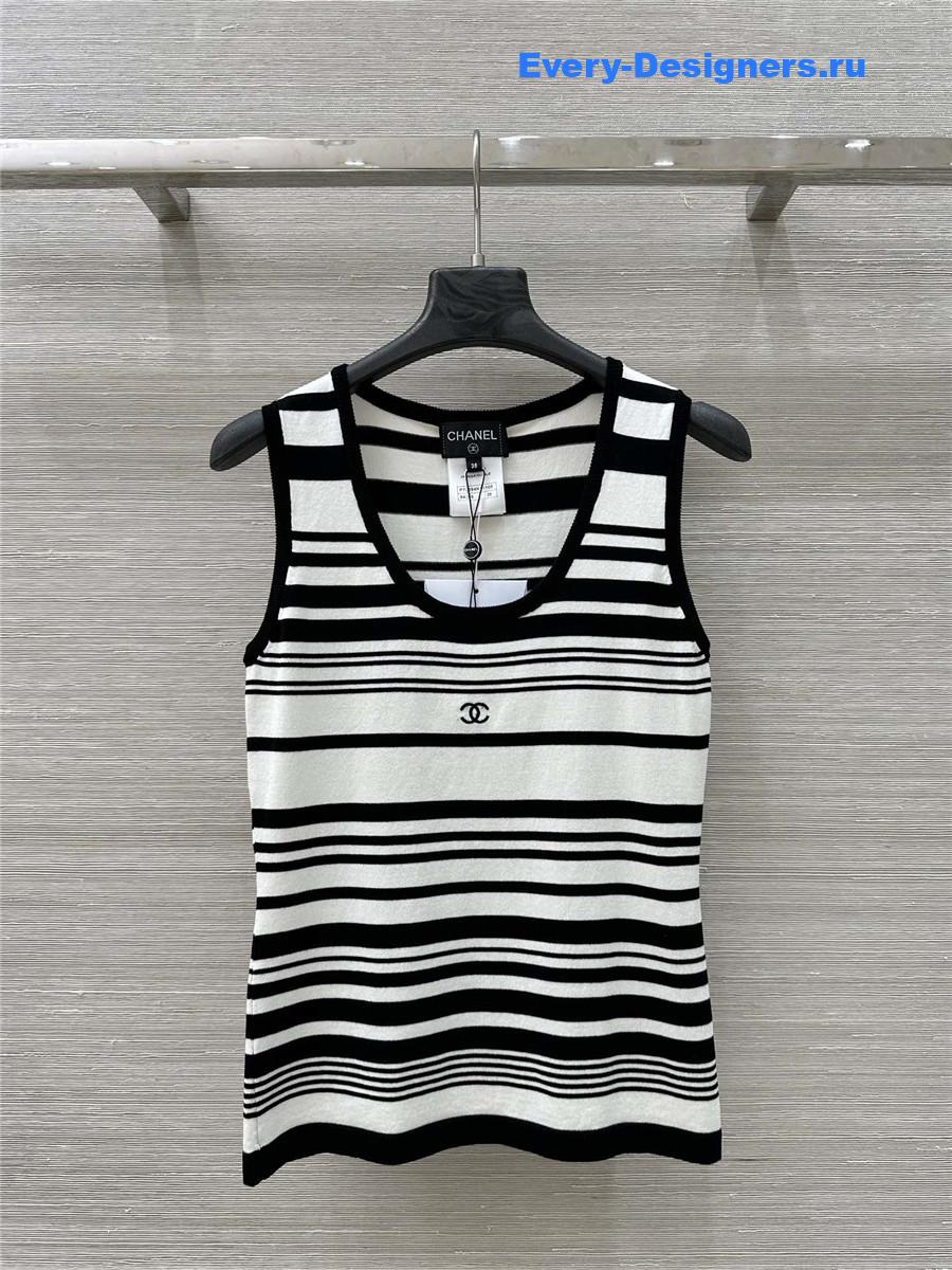 Ch**el striped knit vest