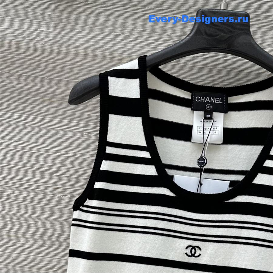 Ch**el striped knit vest