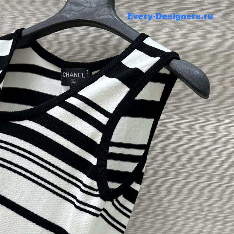 Ch**el striped knit vest