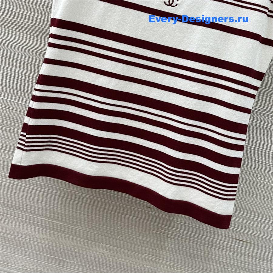 Ch**el burgundy knit vest