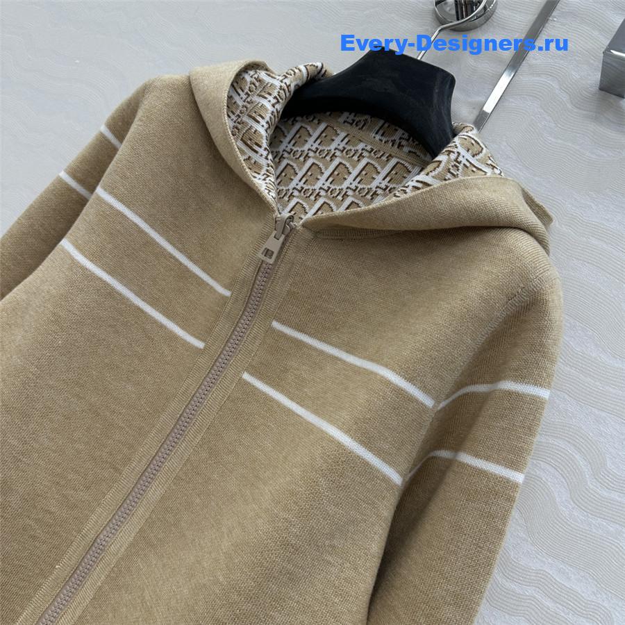 D10r cashmere zip hoodie