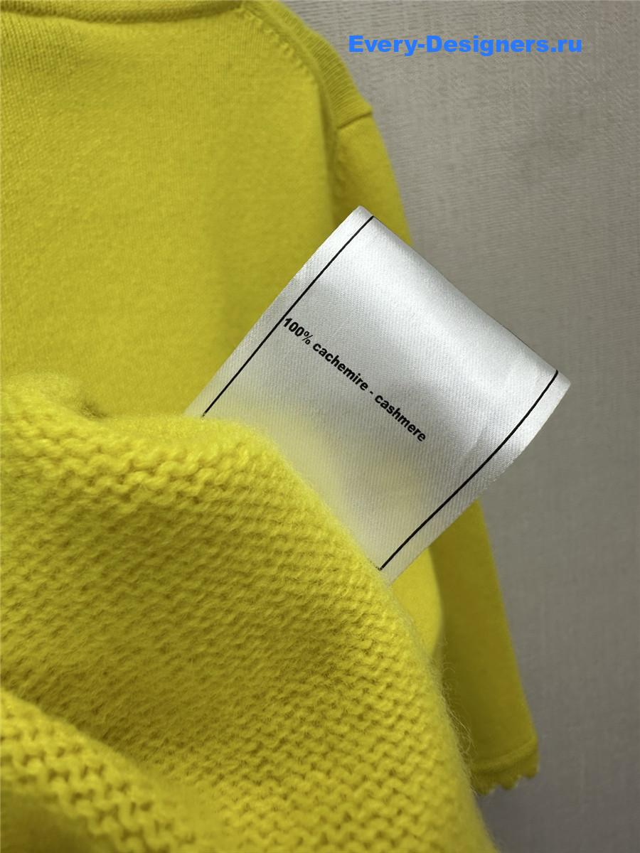 Ch**el yellow lace cardigan