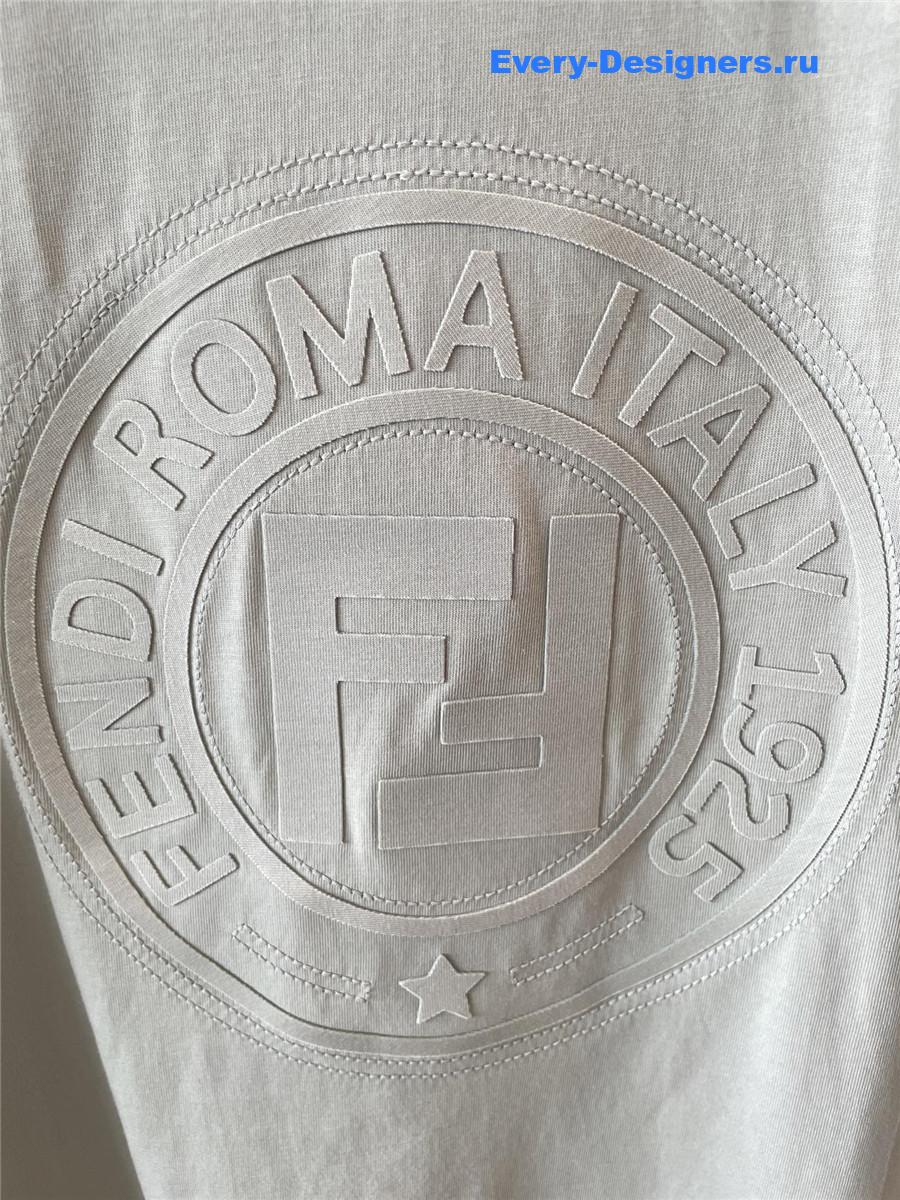 F**di ff light green crew neck short sleeves