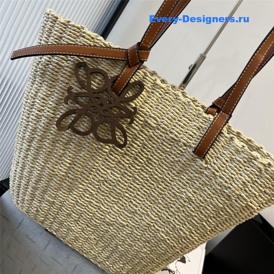 L0ew* straw beach tote bag