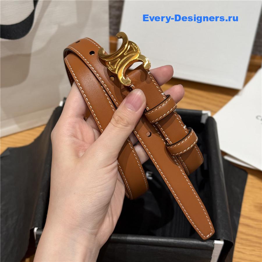 Ce1i*e arc de triomphe brown belt
