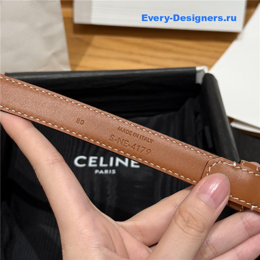 Ce1i*e arc de triomphe brown belt