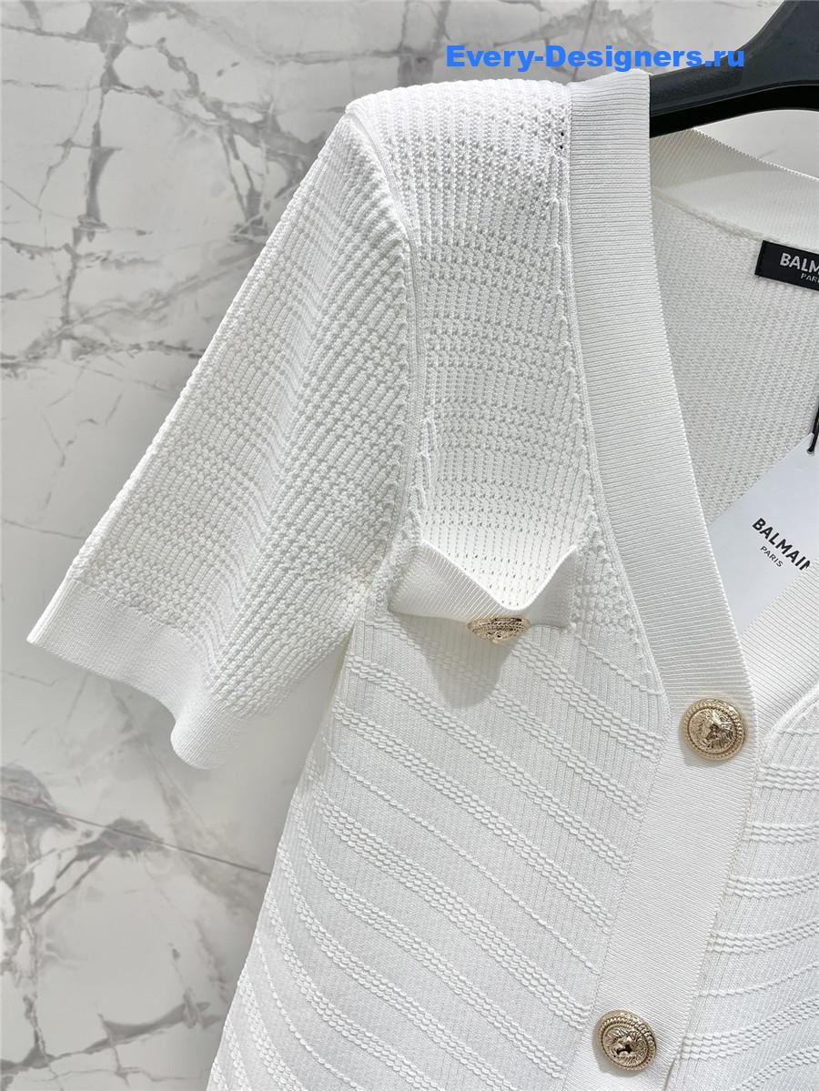 Balmain V-Neck Cardigan