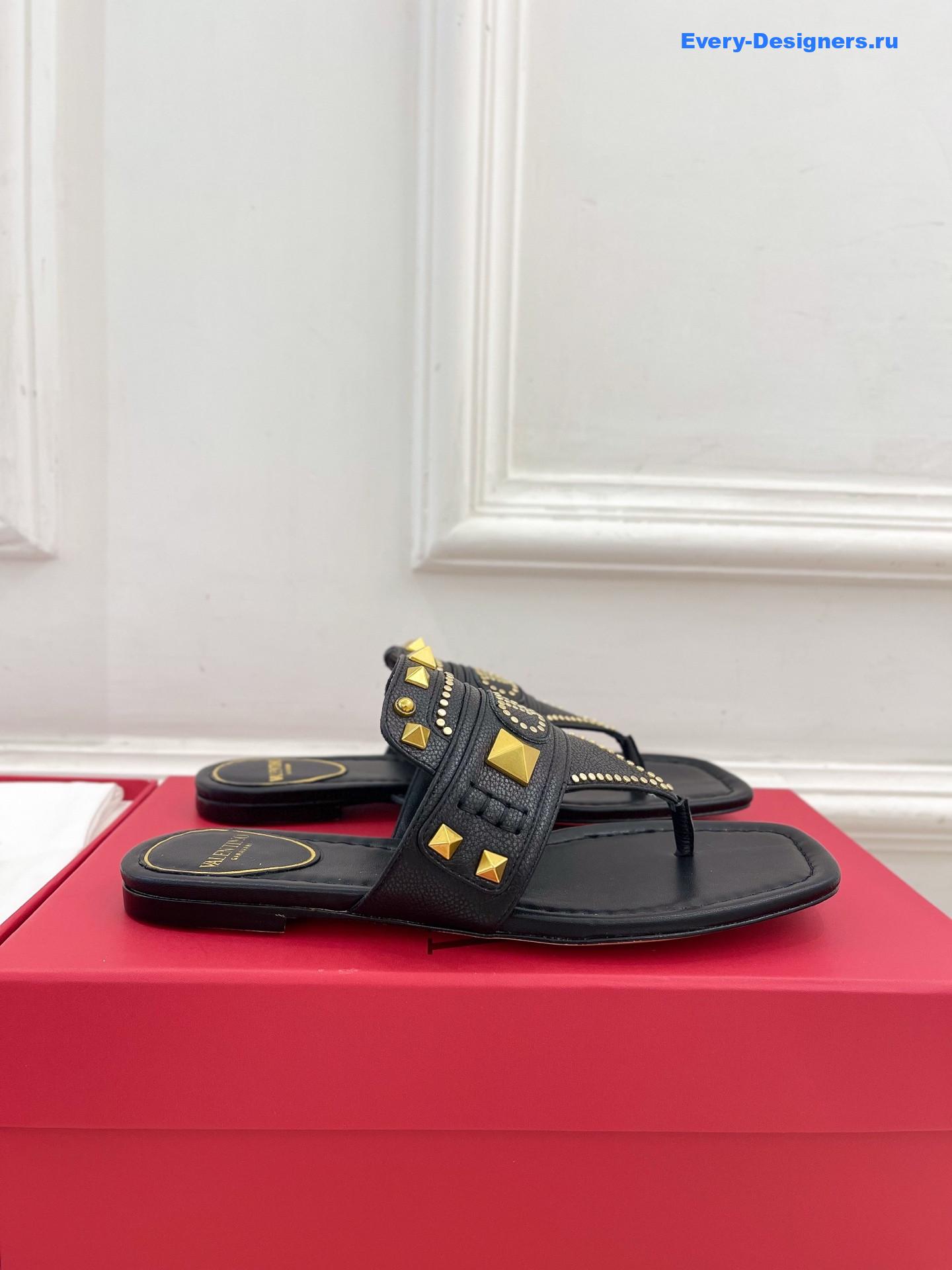 Va1e*ntin0 plaster caster sandals black