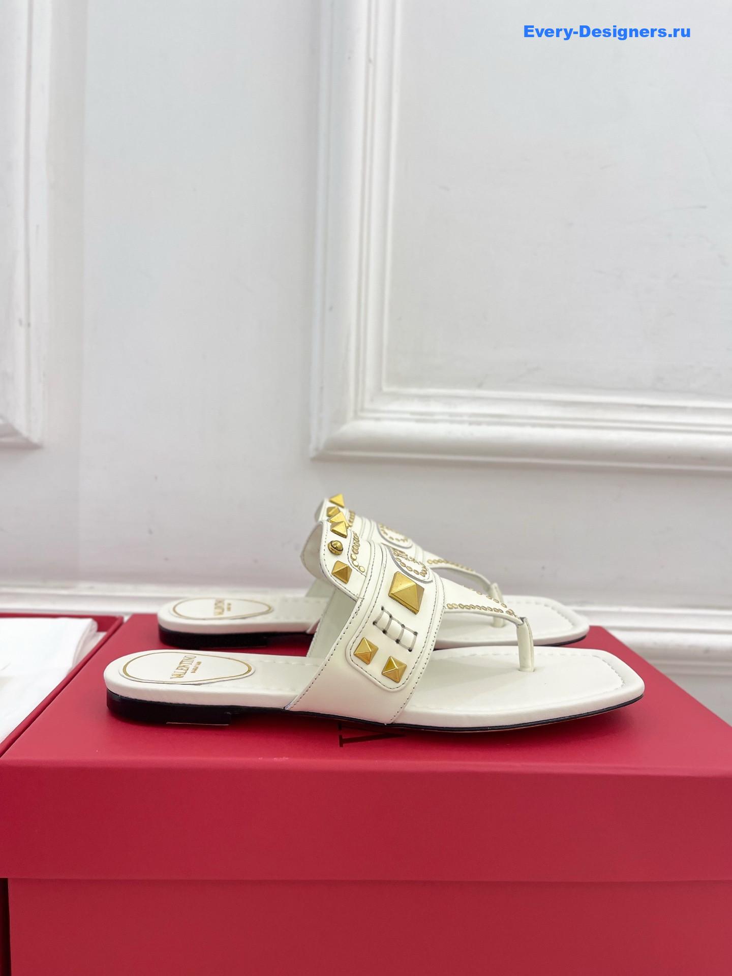 Va1e*ntin0 plaster caster sandals white