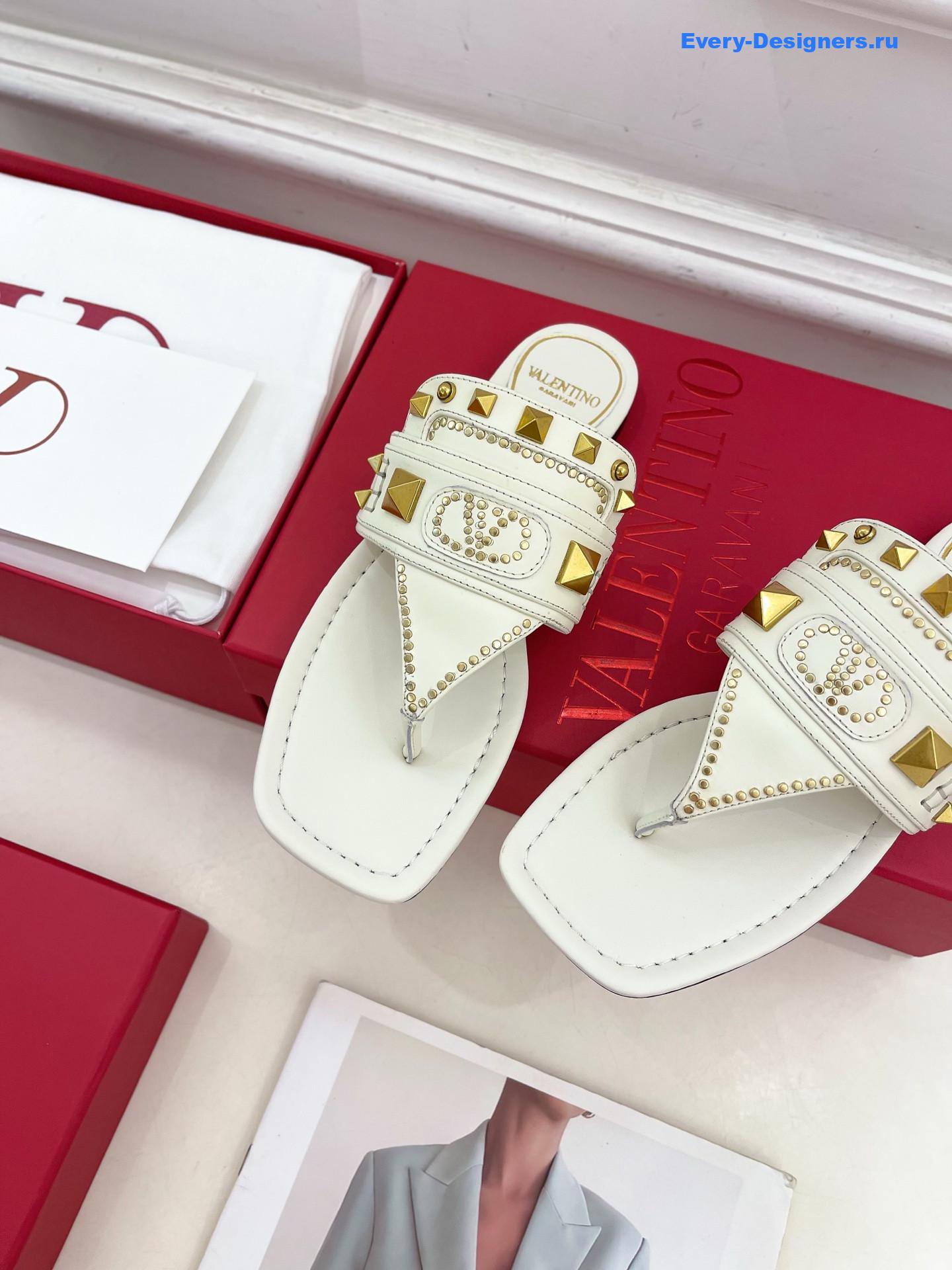 Va1e*ntin0 plaster caster sandals white