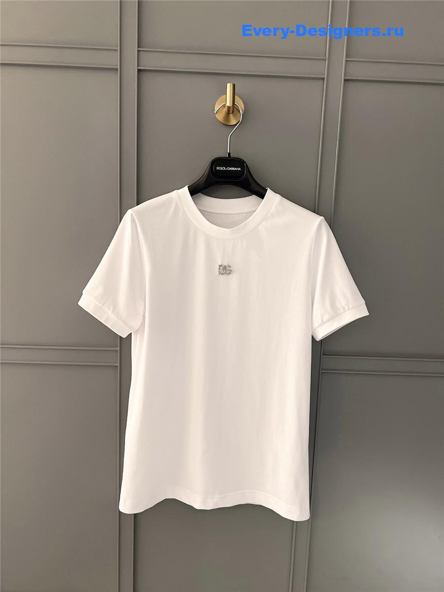Dolce & Gabbana White DG Logo T-Shirt