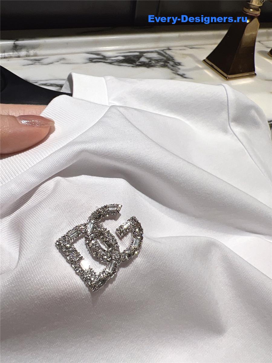 Dolce & Gabbana White DG Logo T-Shirt