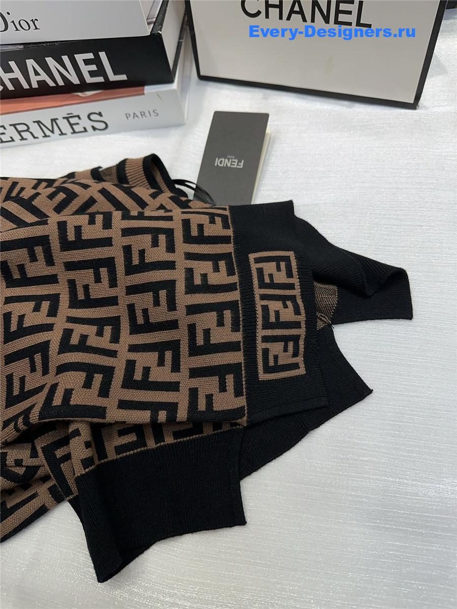 F**di ff jacquard knit top