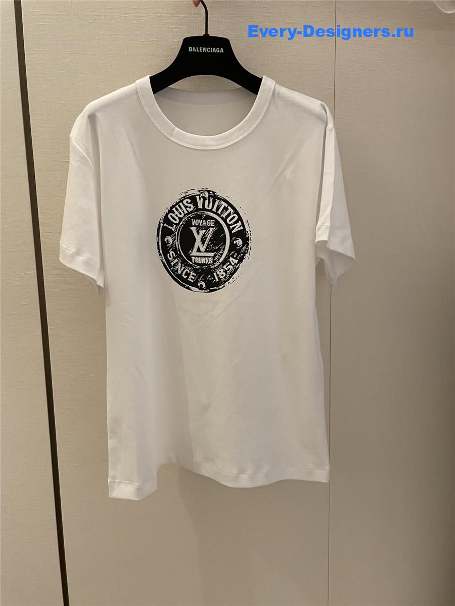 l0vis Vvtt0n lv stamp t-shirt