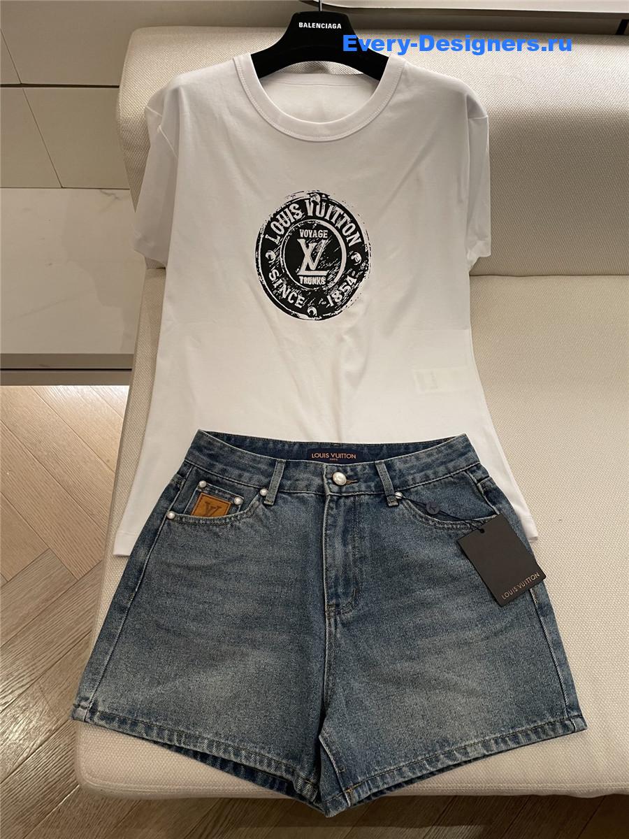 l0vis Vvtt0n lv stamp t-shirt