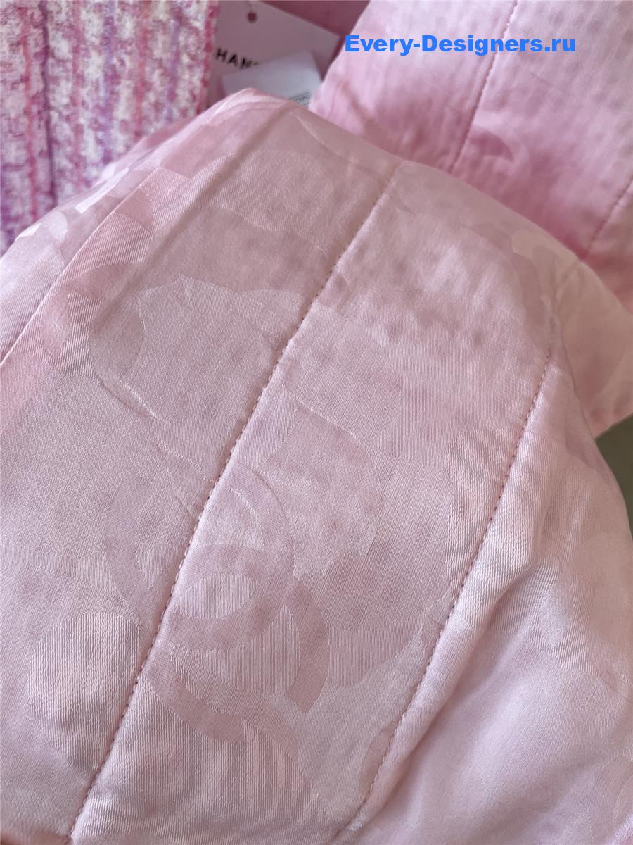 Ch**el pink tweed vest