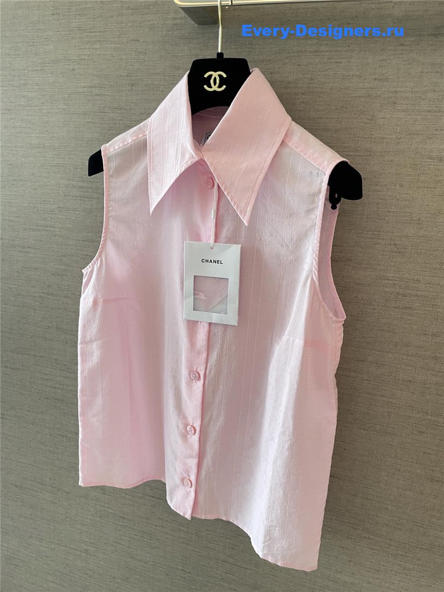 Ch**el pink vest shirt