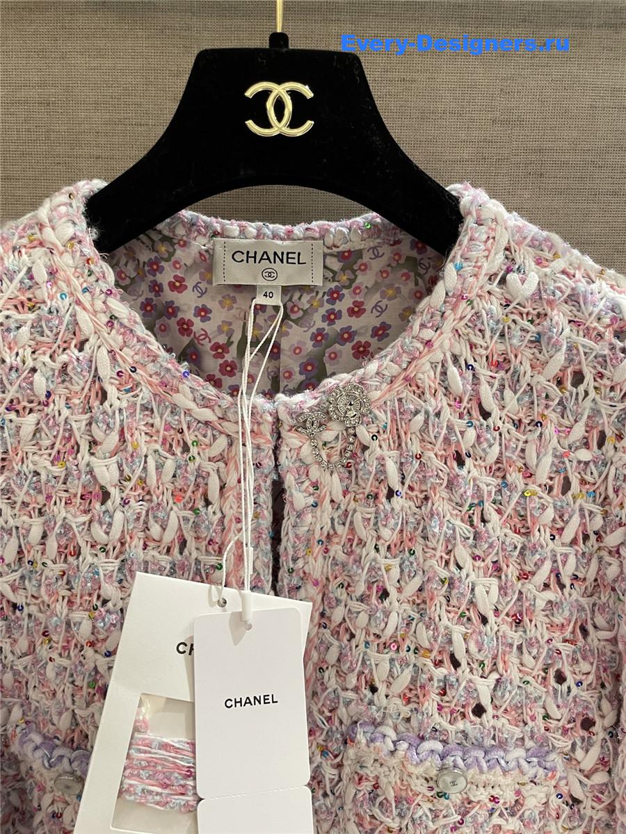 Ch**el colorful yarn cardigan