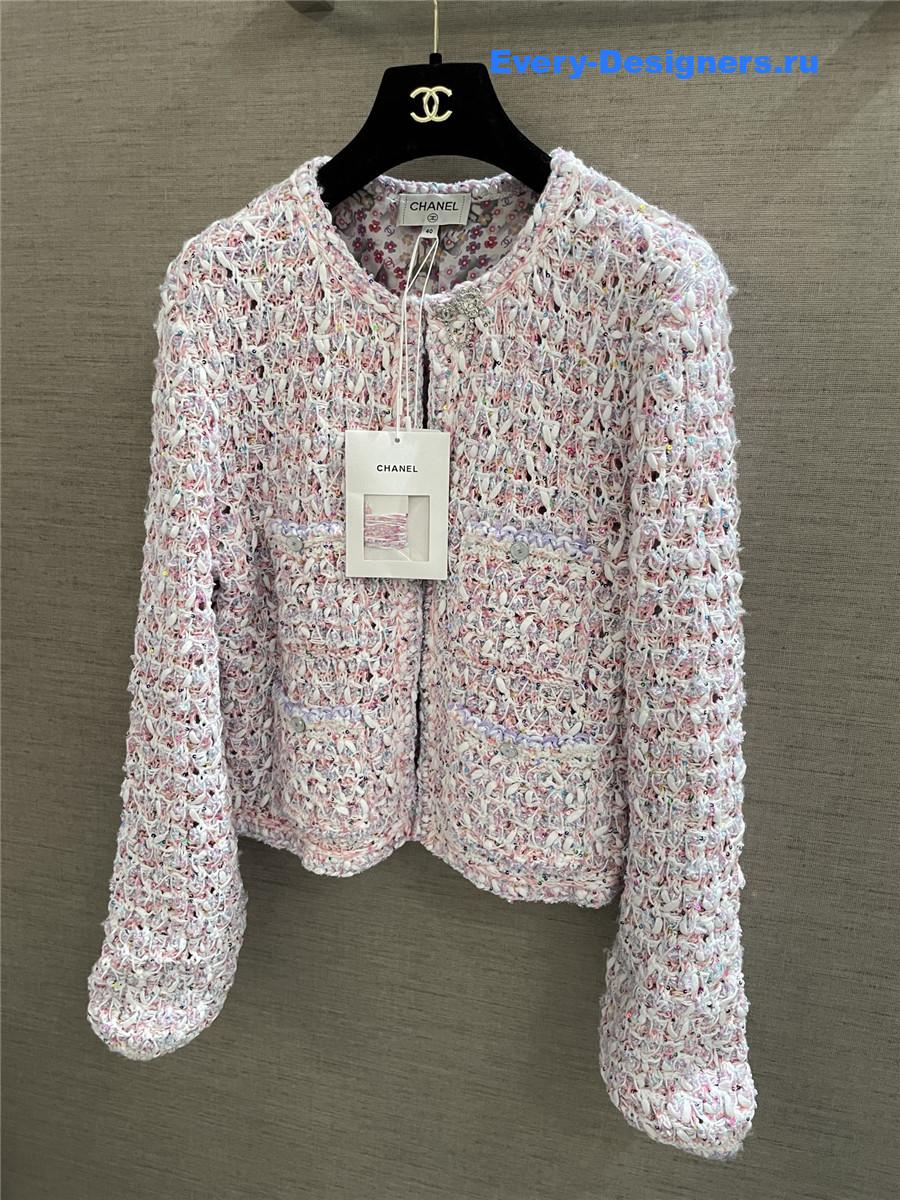 Ch**el colorful yarn cardigan