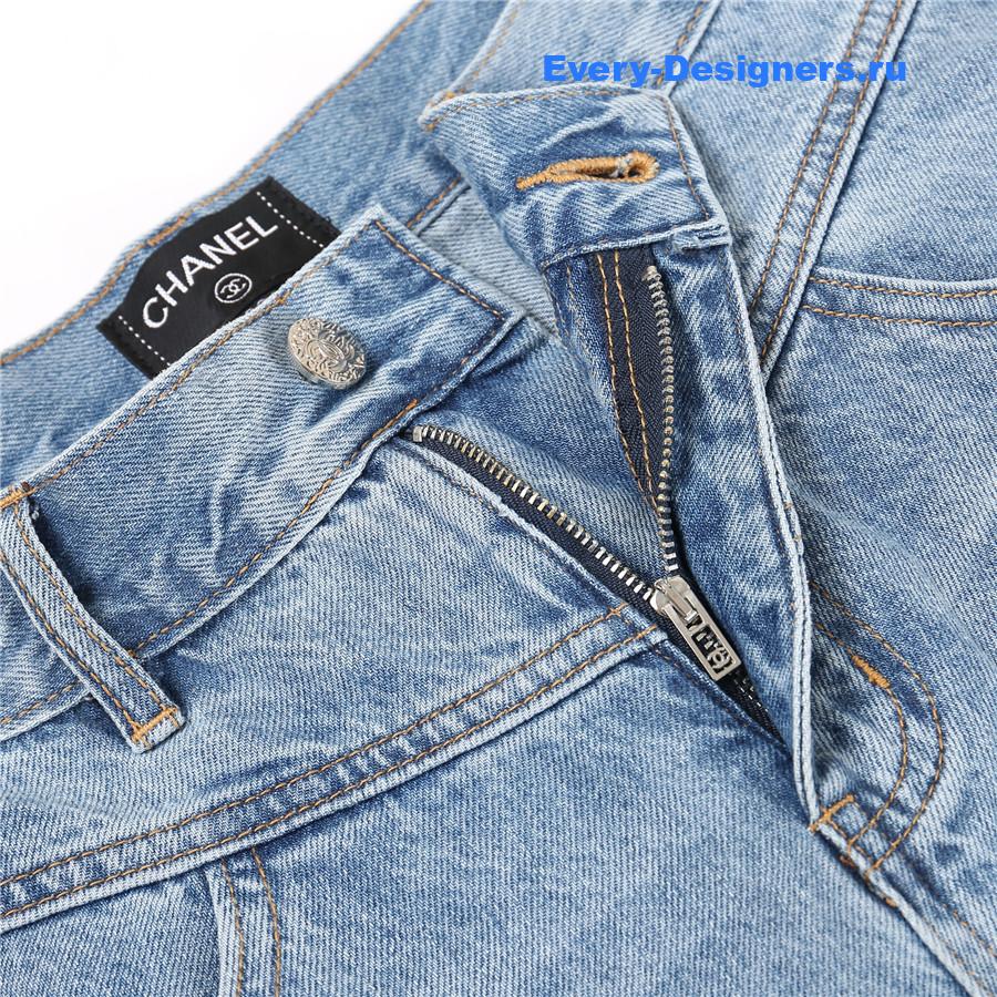 Ch**el coco beach wide leg jeans