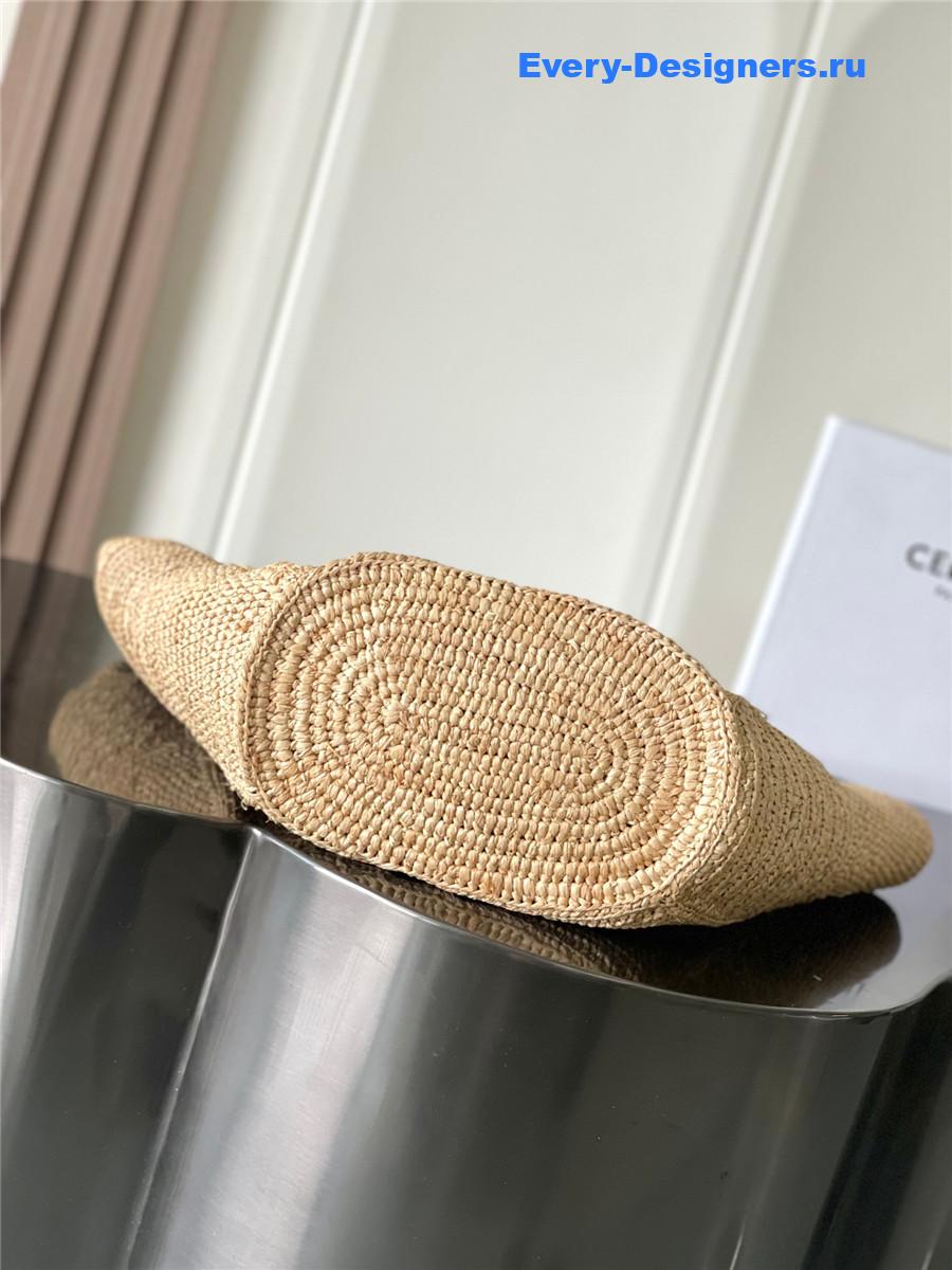 Ce1i*e classic panier raffia bag