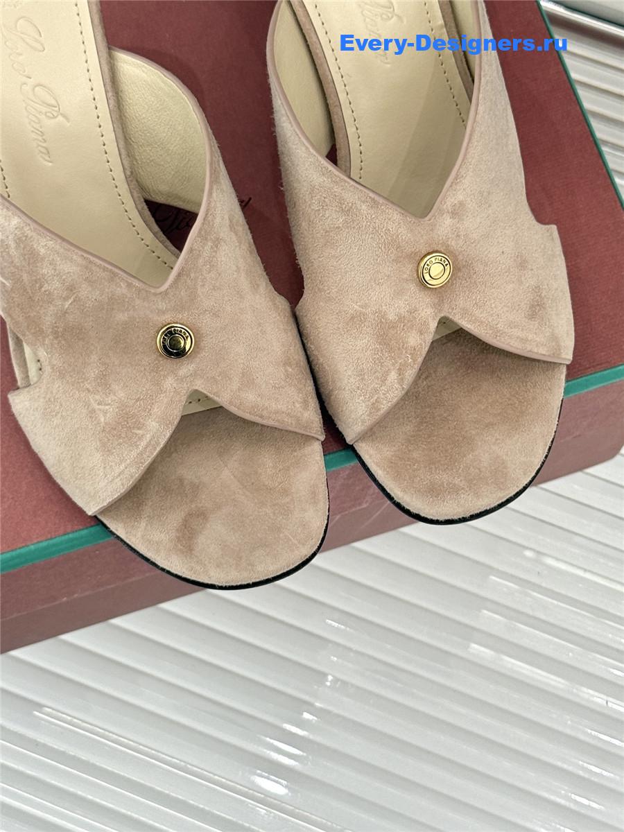 L0r0 P1ana vera sandals beige