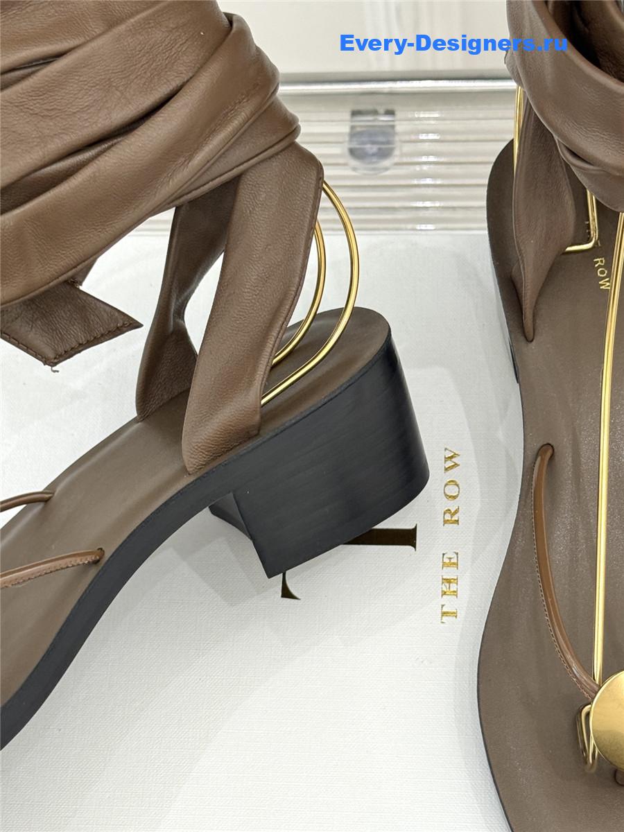 The R0w leather thong sandals