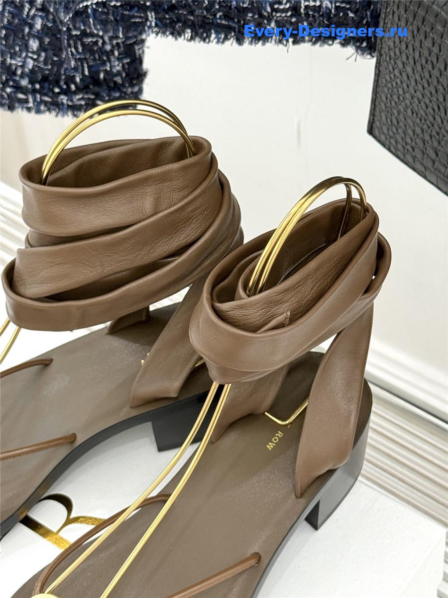 The R0w leather thong sandals