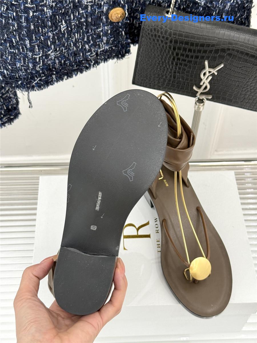 The R0w leather thong sandals
