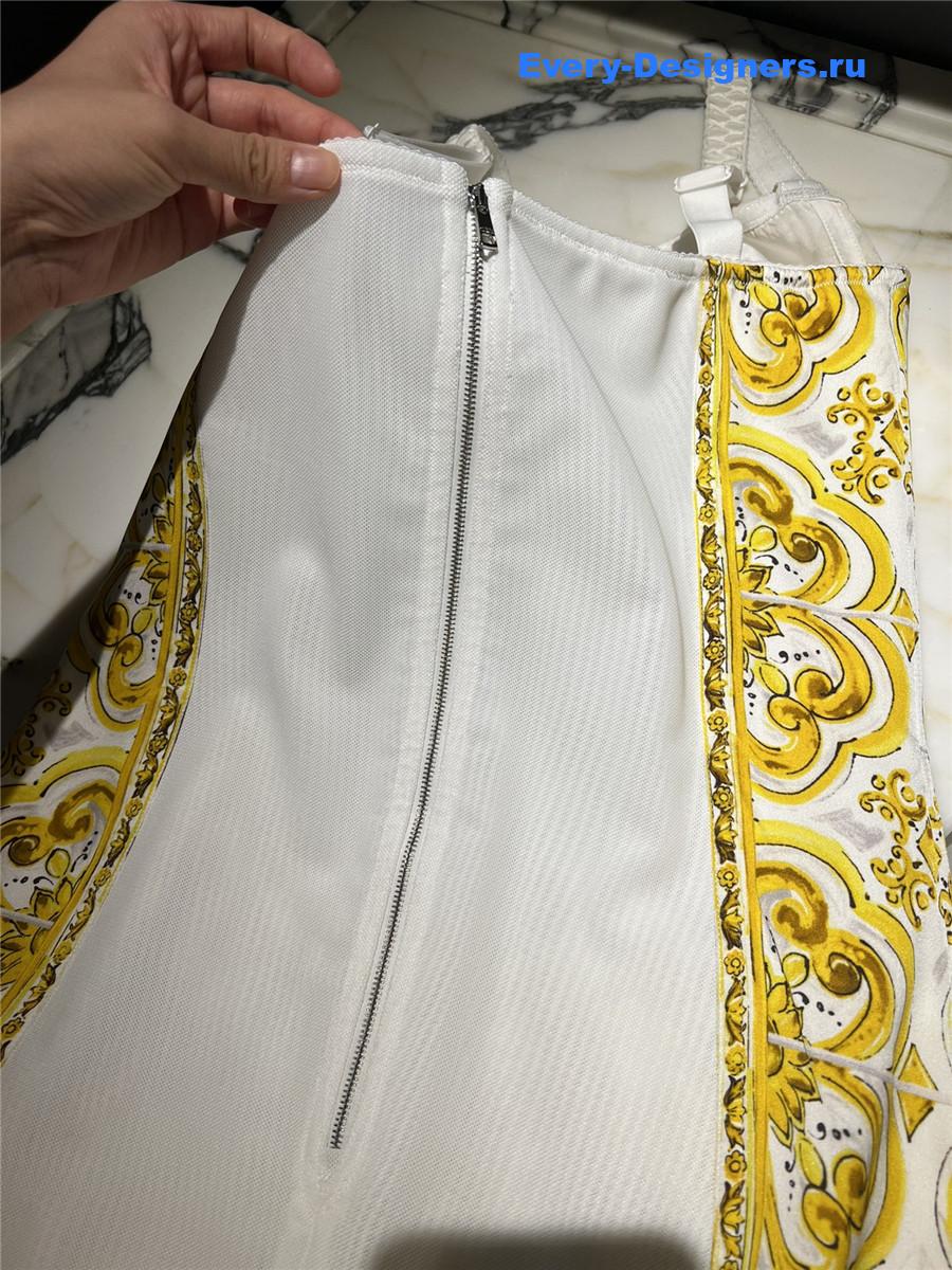 Dolce & Gabbana Floral-Print Stretch-Silk Midi Dress