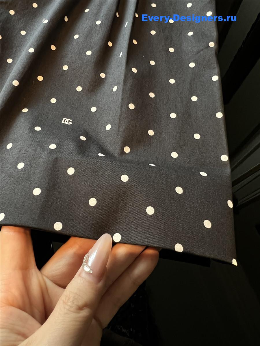 Dolce & Gabbana Polka-Dot Cotton Shorts