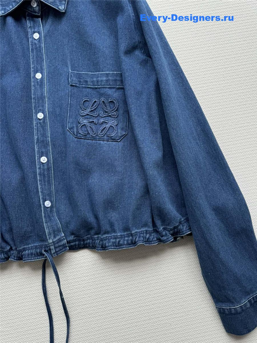 L0ew* blue denim jacket
