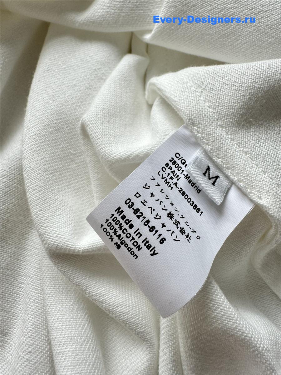 L0ew* white denim jacket