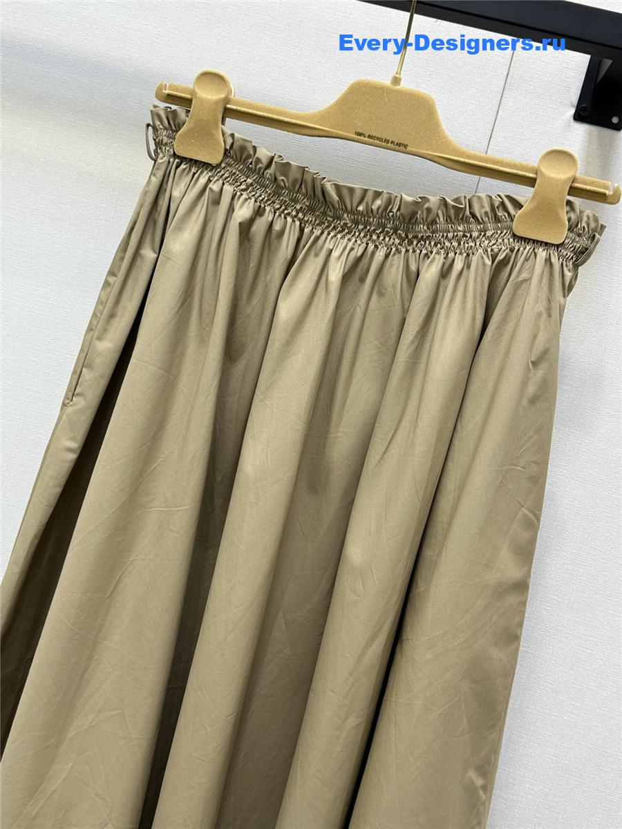 Miu Miu Beige Maxi Skirt