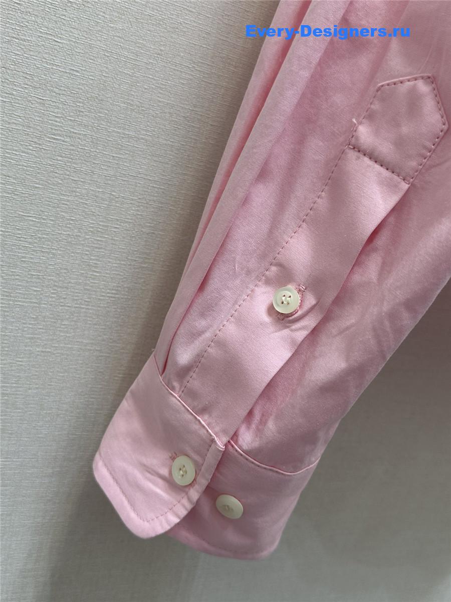 Miu Miu Pink Poplin Shirt