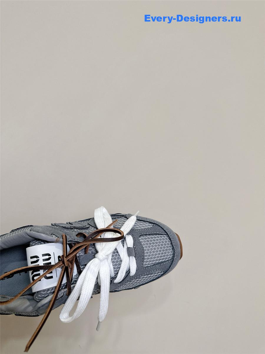 Miu Miu x New Balance 530 SL Light Blue Suede Sneakers