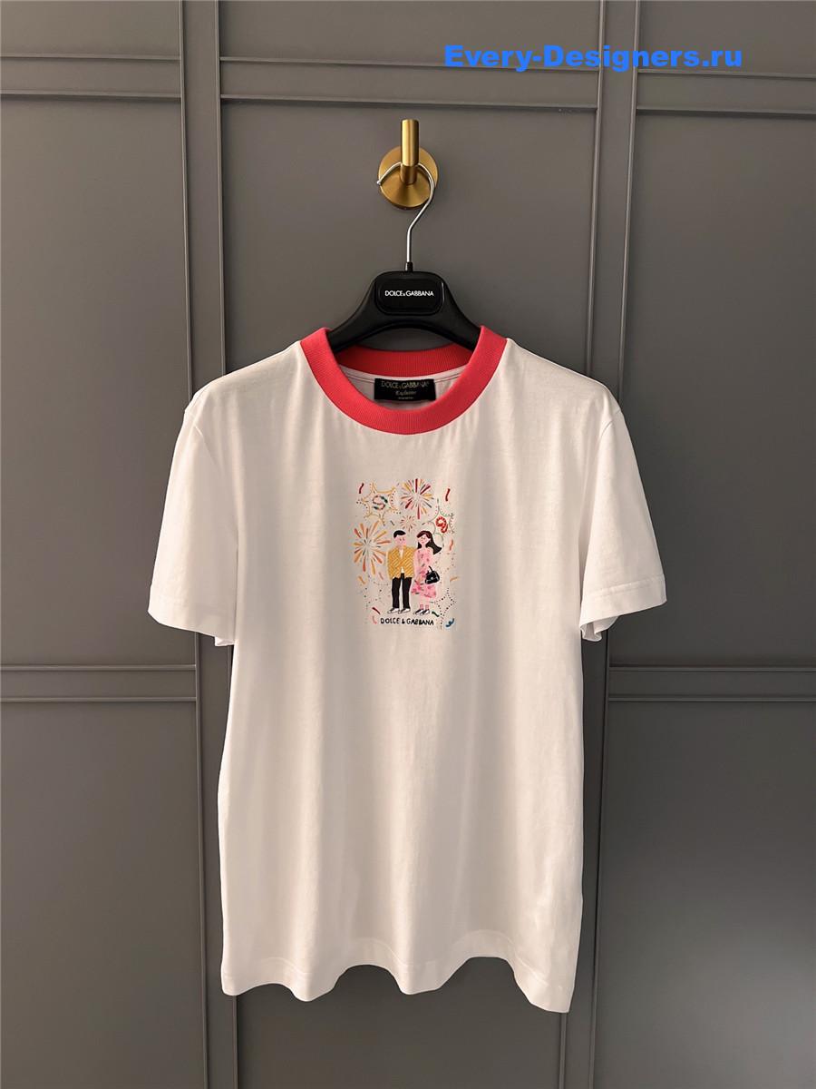 Dolce & Gabbana Printed Cotton T-Shirt