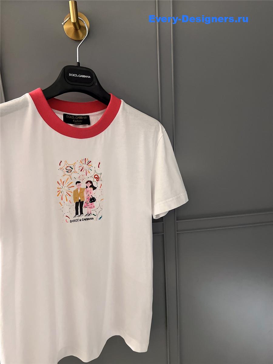 Dolce & Gabbana Printed Cotton T-Shirt