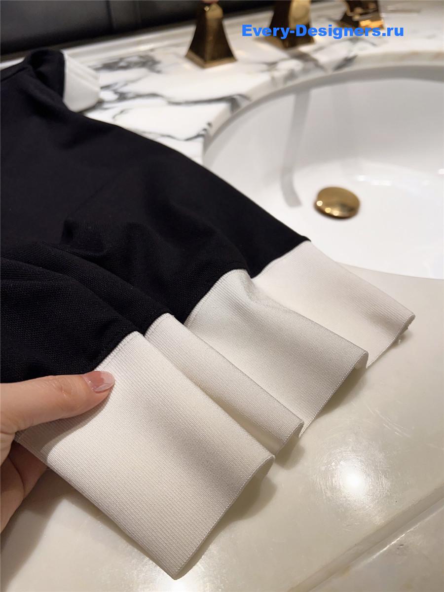 Dolce & Gabbana Logo Polo Top Black