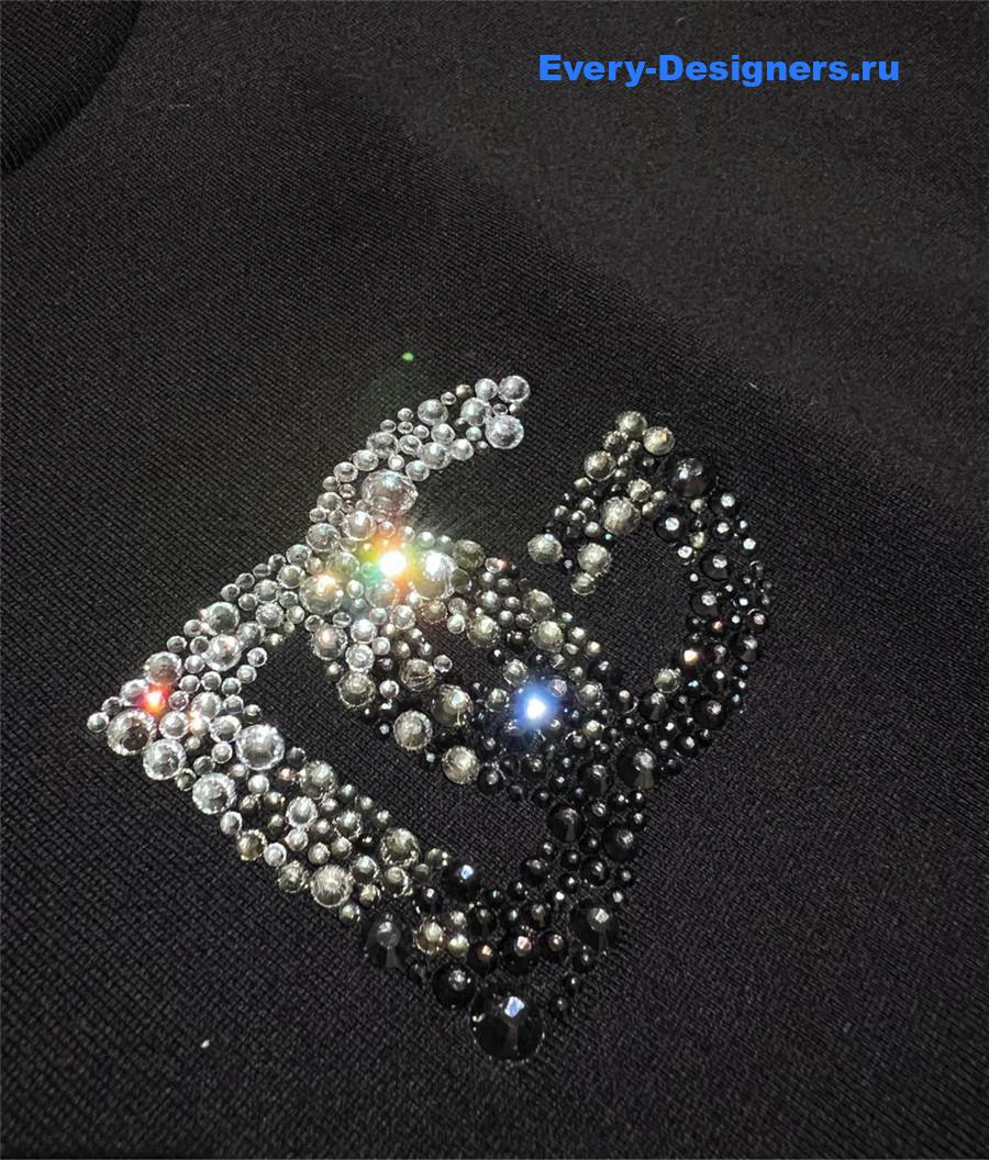 Dolce & Gabbana Crystal Logo T-Shirt