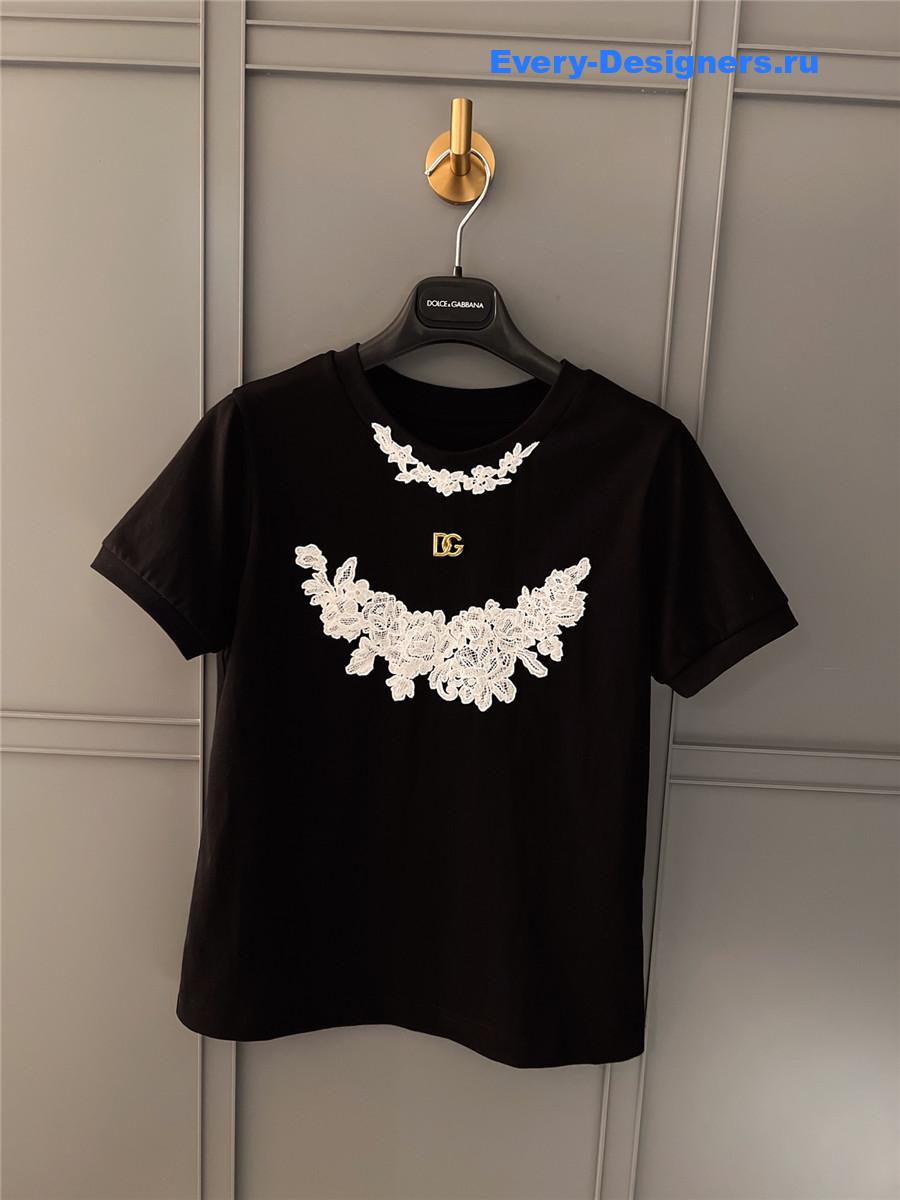 Dolce & Gabbana DG Logo T-Shirt  Black